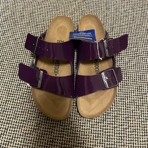 Birkenstock Glossy Purple Sandals